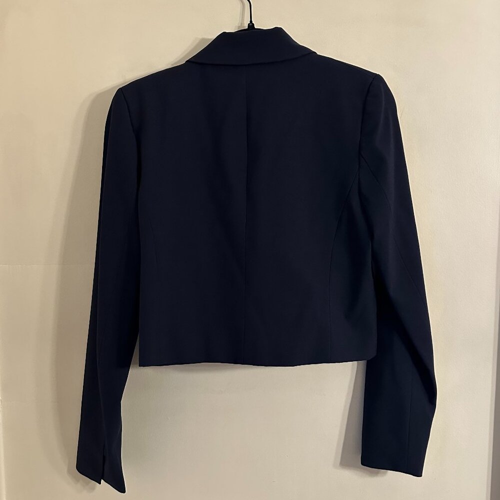 Christian Siriano Navy Blazer Jacket - Picture 2 of 2
